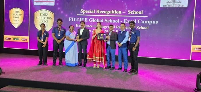 FIITJEE Global School – Excel Campus Receives Special Recognition at Times Education Icons 2025-26